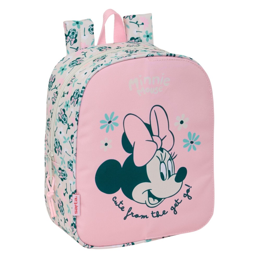 Σχολική Τσάντα Minnie Mouse Minty Ροζ 22 x 27 x 10 cm
