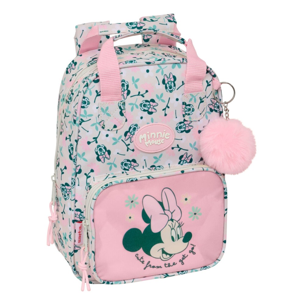 Σχολική Τσάντα Minnie Mouse Minty Ροζ 20 x 28 x 8 cm