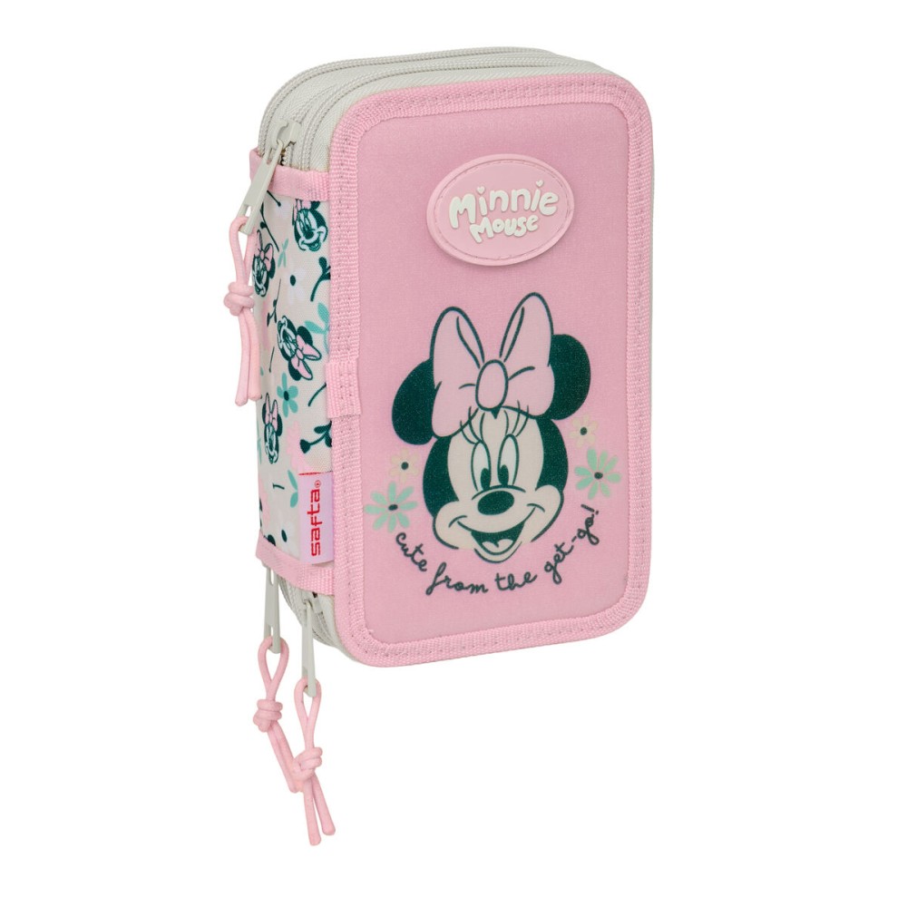 Κασετίνα Minnie Mouse Minty Ροζ 12,5 x 19,5 x 5,5 cm 37 Τεμάχια