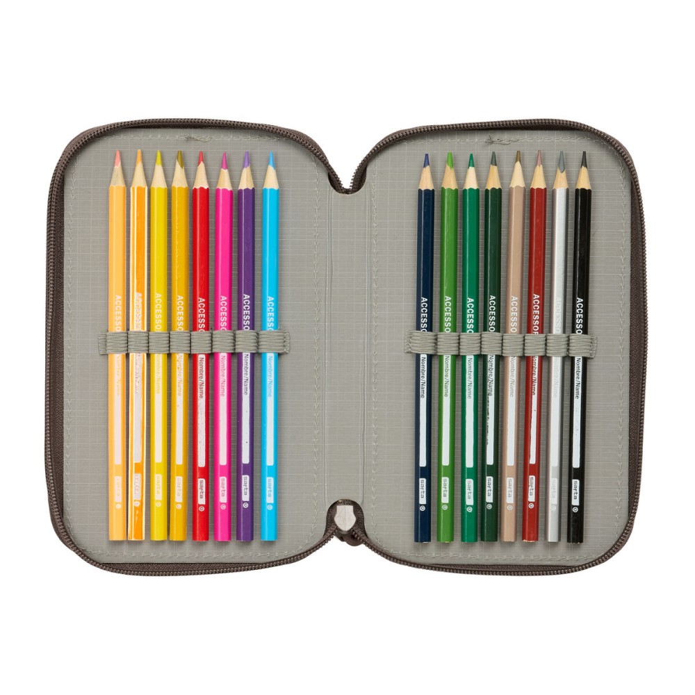 Κασετίνα Jurassic World Καφέ 12,5 x 19,5 x 5,5 cm 37 Τεμάχια