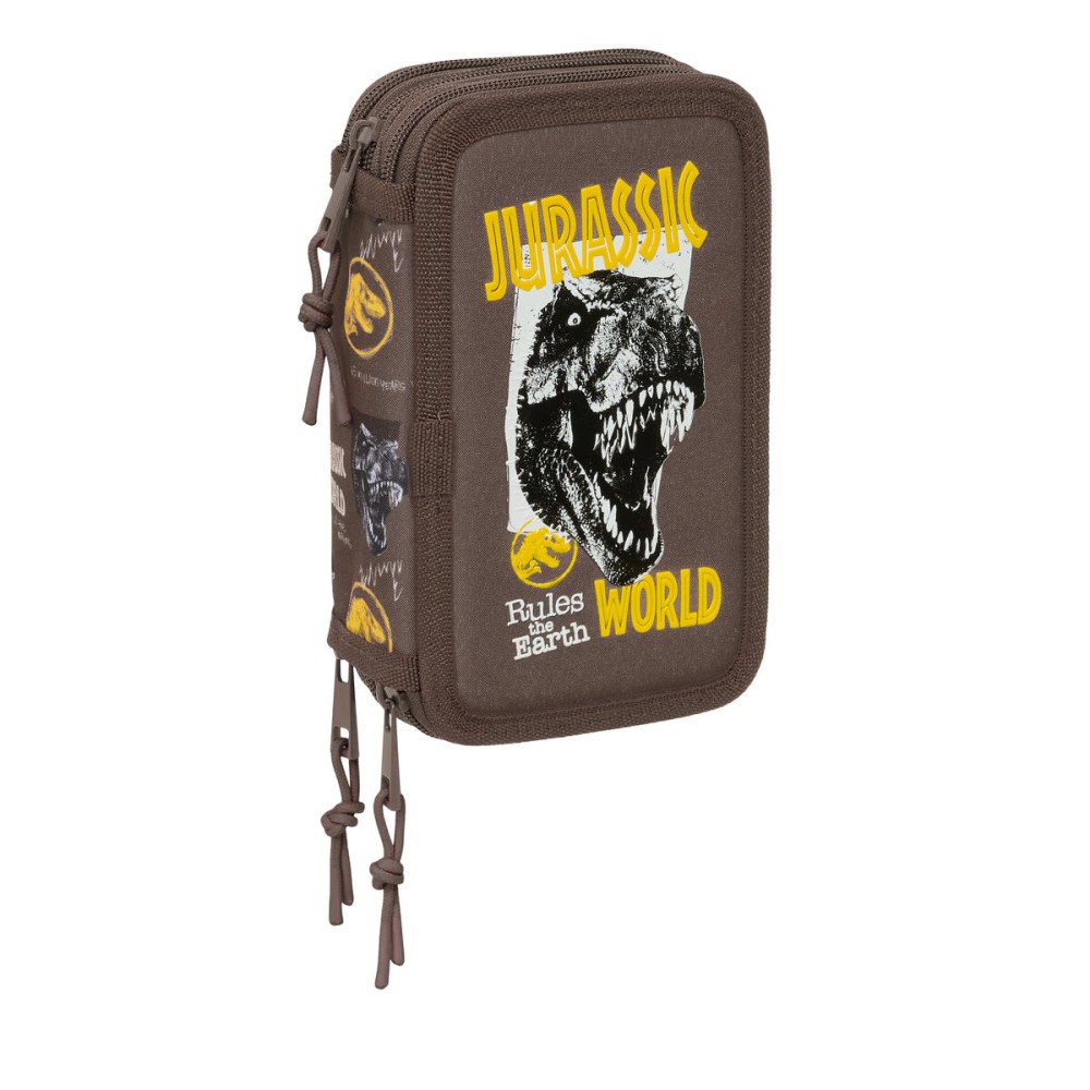 Κασετίνα Jurassic World Καφέ 12,5 x 19,5 x 5,5 cm 37 Τεμάχια