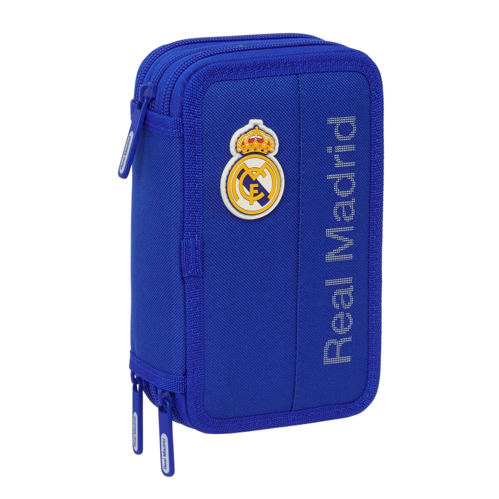 Κασετίνα Real Madrid C.F. Μπλε 12,5 x 19,5 x 5,5 cm 37 Τεμάχια