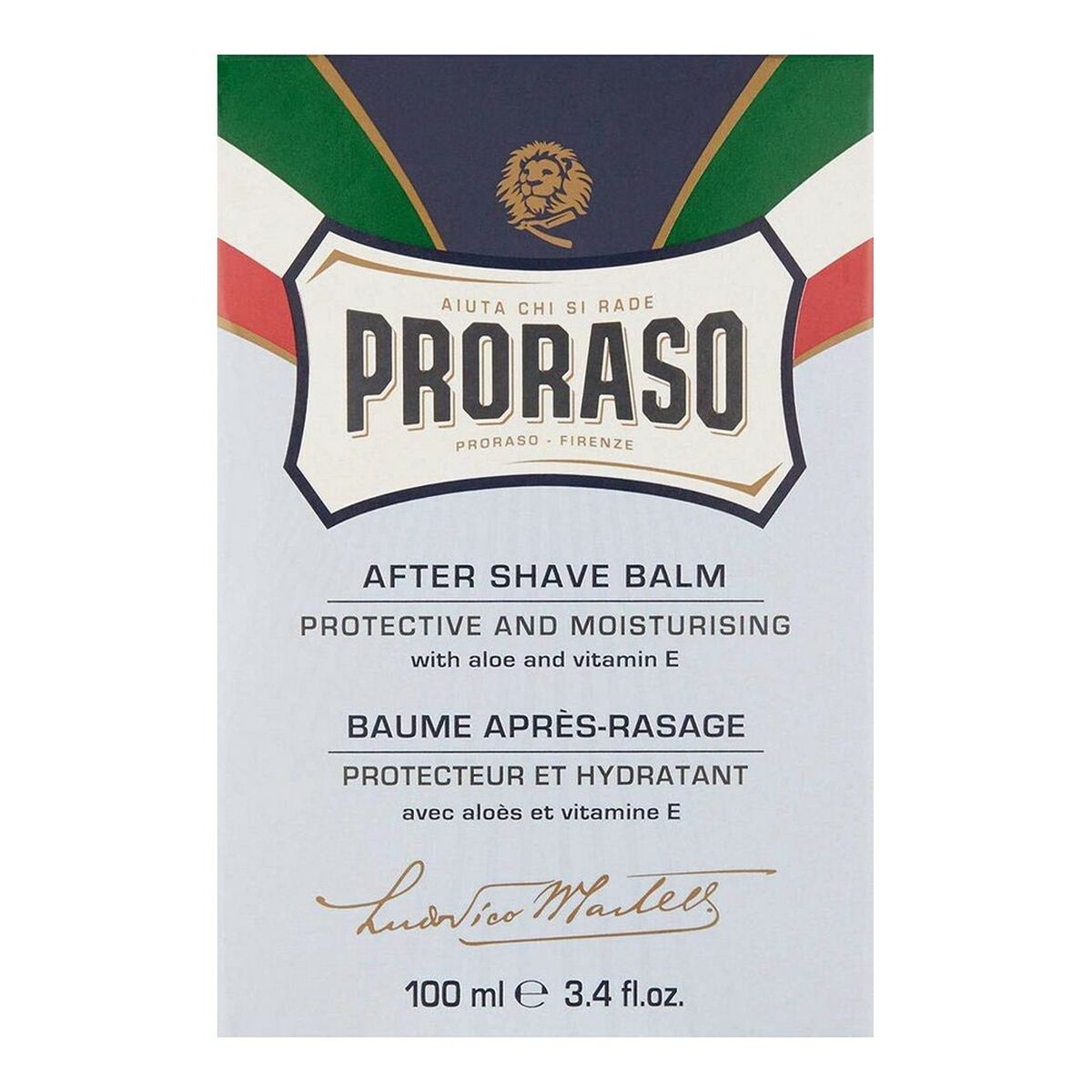 Ενυδατική κρέμα προοσώπου Proraso Aloe & Vit E (100 ml)