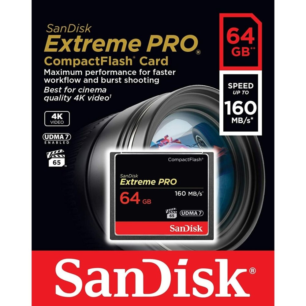 Κάρτα Μνήμης CF SanDisk SDCFXPS-064G-X46