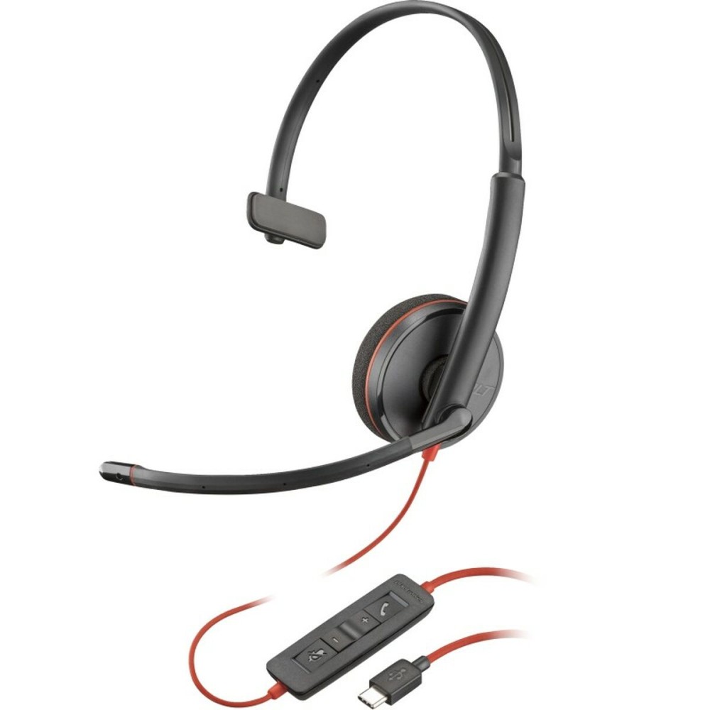 Ακουστικά με Μικρόφωνο Poly 8X214A6 Μαύρο