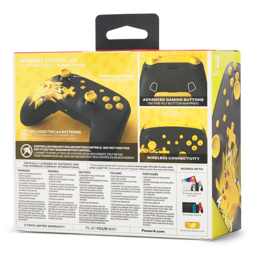 Ασύρματο Χειριστήριο Βιντεοπαιχνιδιού Powera NSGP0016-01 Nintendo Switch