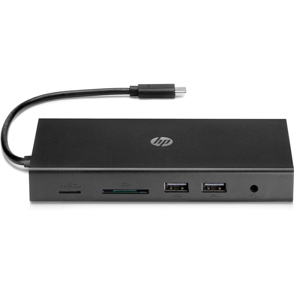 USB Hub HP Multi Port Μαύρο