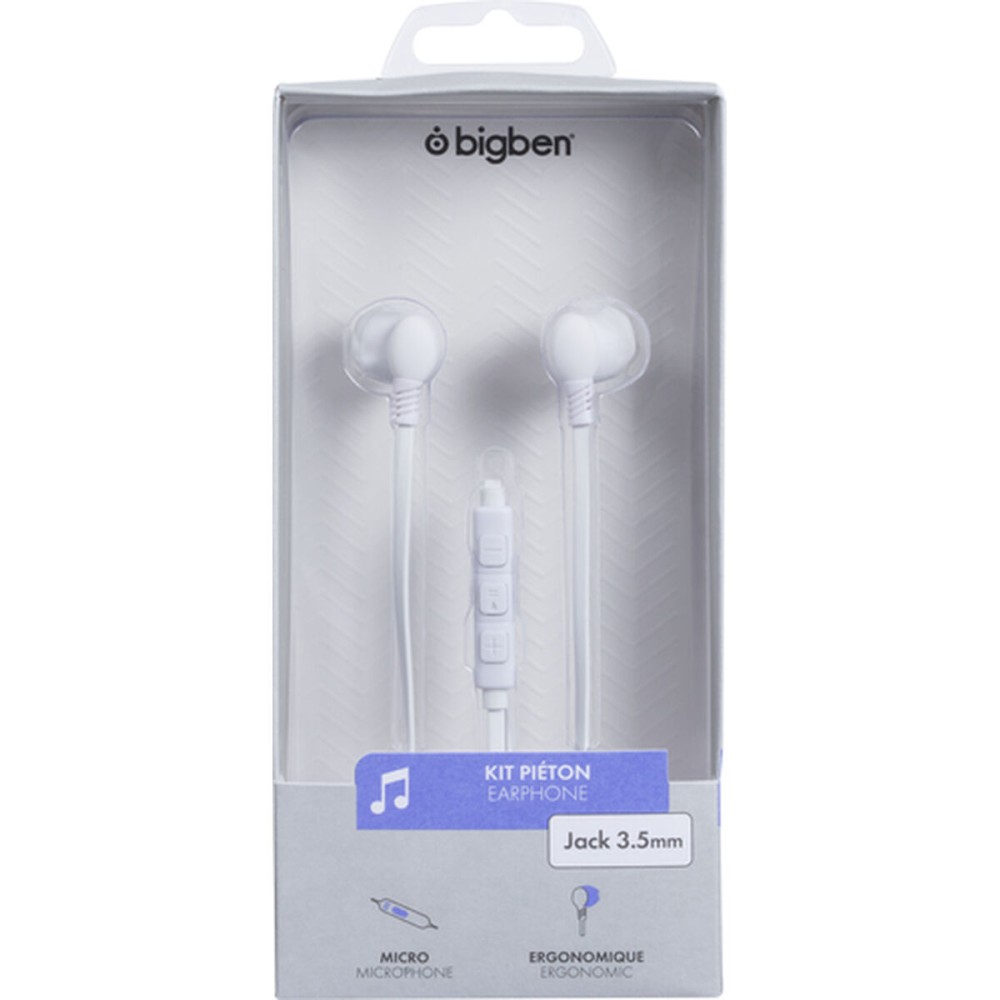 Ακουστικά BigBen Connected KPBOUTONW Λευκό