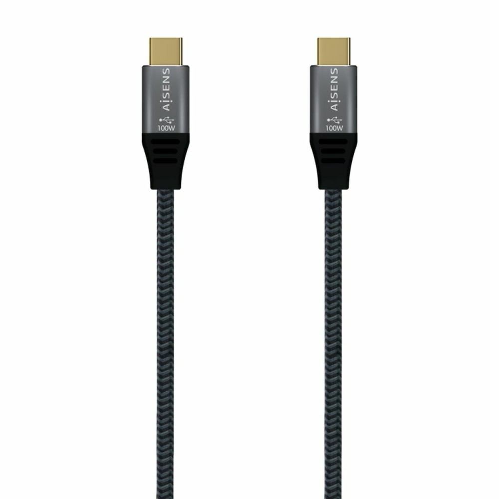 Καλώδιο USB-C Aisens A107-0629 Γκρι 2 m
