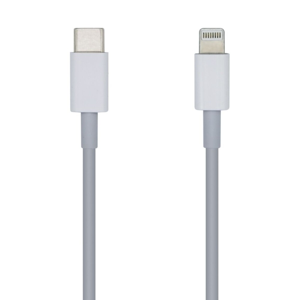Καλώδιο USB-C σε Lightning Aisens A102-0442 Λευκό 1 m