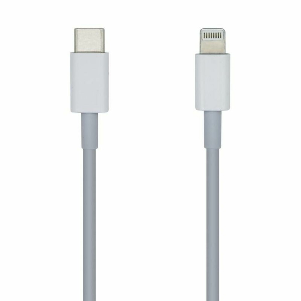 Καλώδιο USB-C σε Lightning Aisens A102-0442 Λευκό 1 m