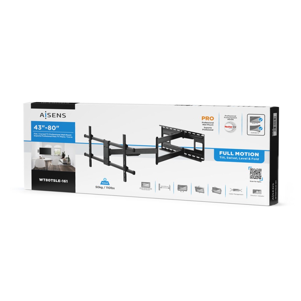 Βάση Τηλεόρασης Aisens WT80TSLE-161 43" 80" 50 kg
