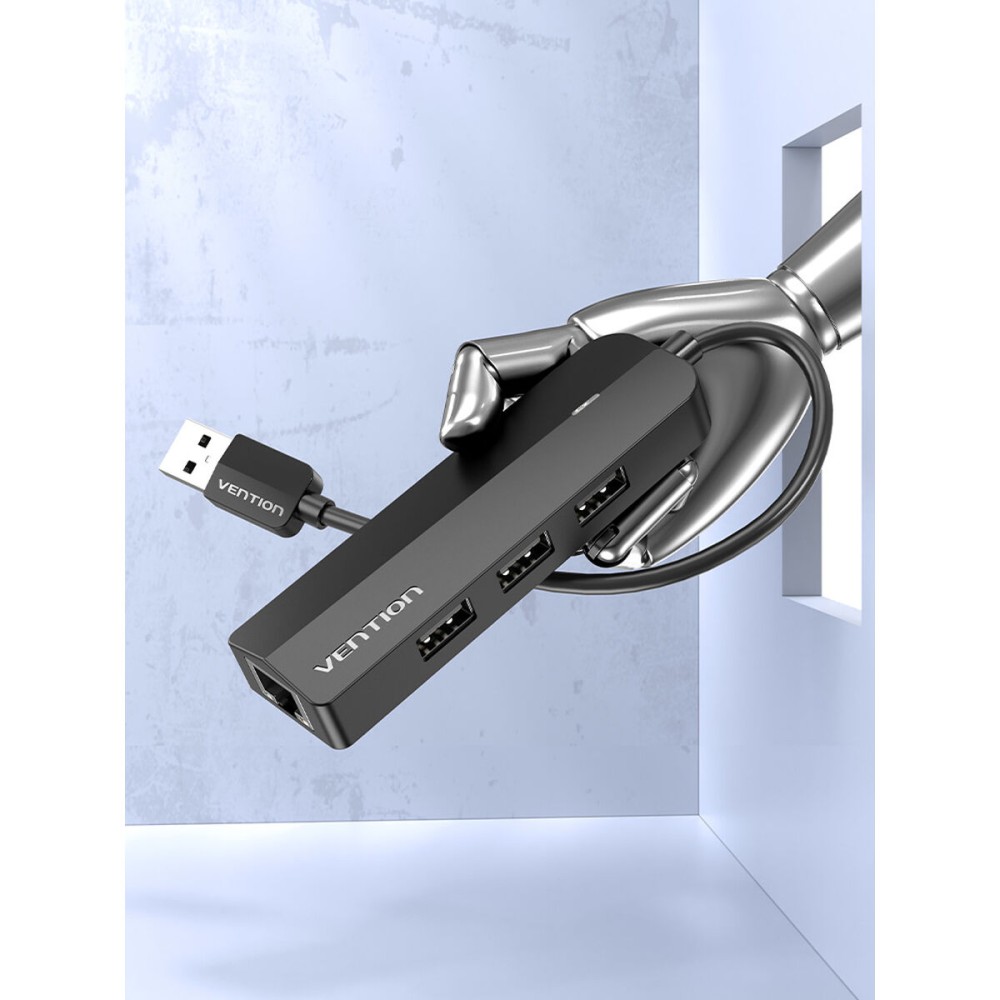 USB Hub Vention CHPBB Μαύρο