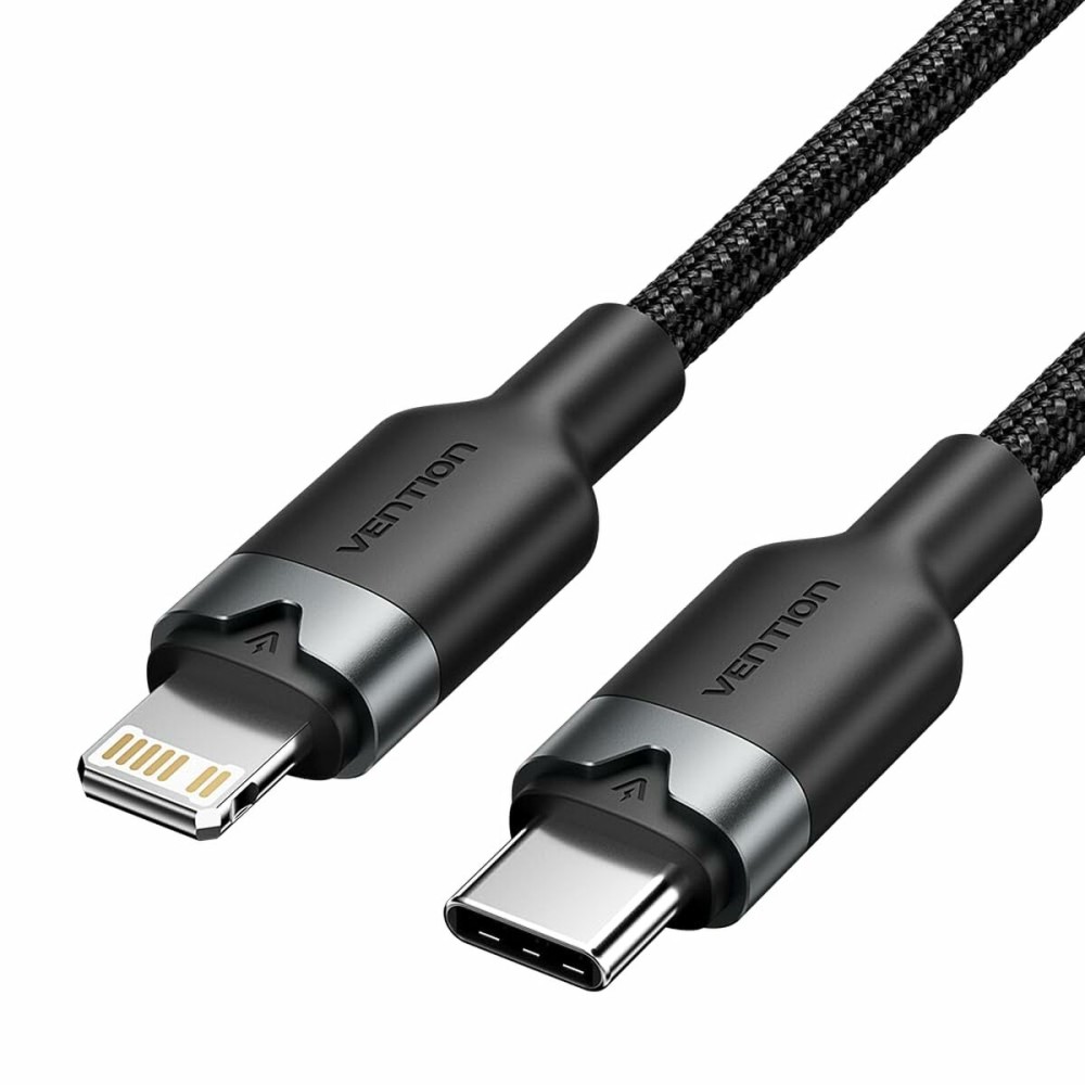 Καλώδιο USB-C σε Lightning Vention CABLECABL Μαύρο Αλουμίνιο