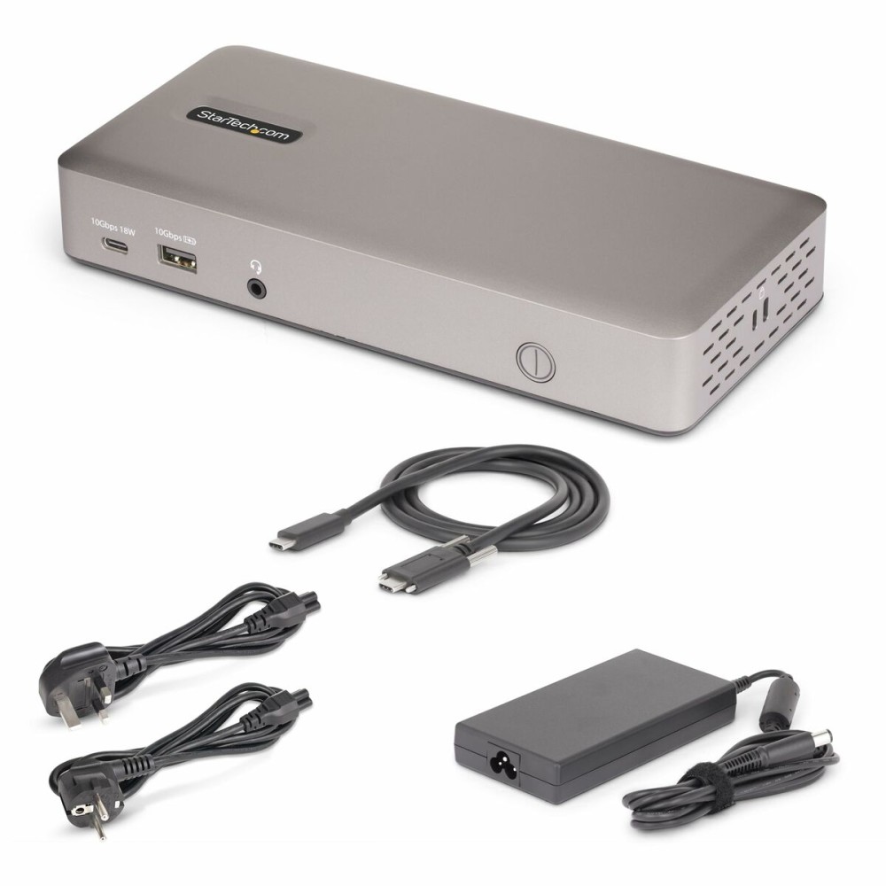 USB Hub Startech 150UE-USB4DOCKTRIPLE Γκρι