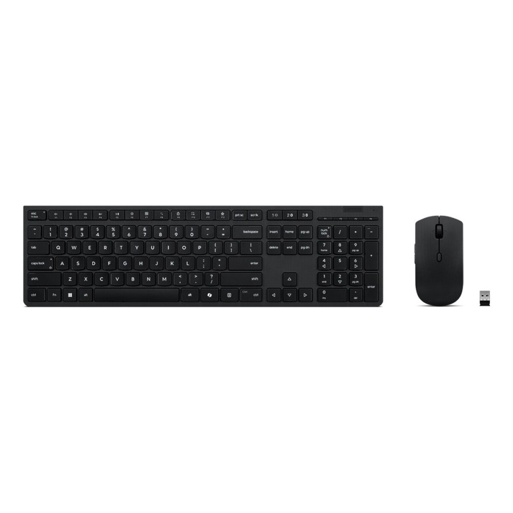Πληκτρολόγιο και Ποντίκι Lenovo 4X31R64344 Γκρι QWERTY