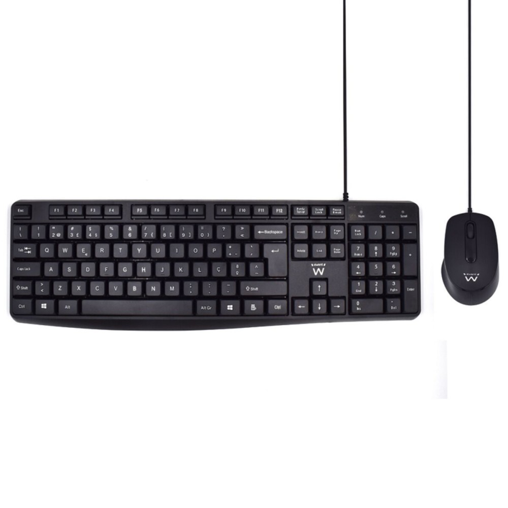 Πληκτρολόγιο Ewent Μαύρο QWERTY