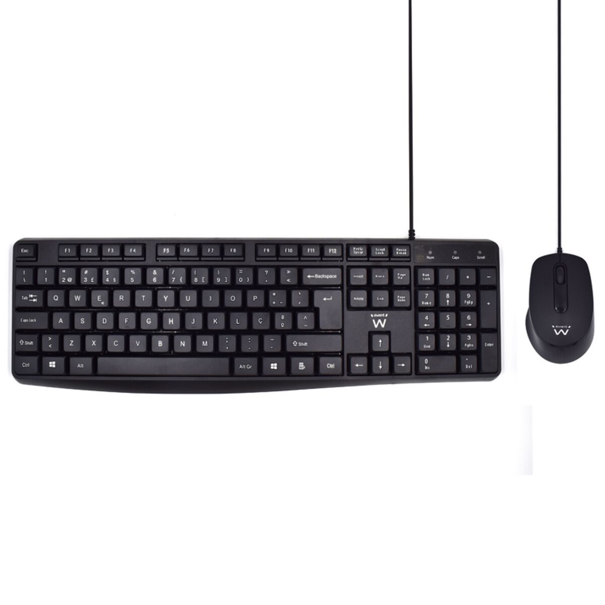 Πληκτρολόγιο Ewent Μαύρο QWERTY