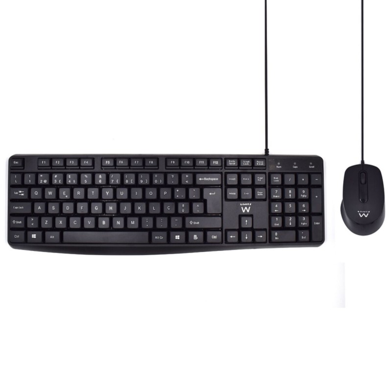 Πληκτρολόγιο Ewent Μαύρο QWERTY