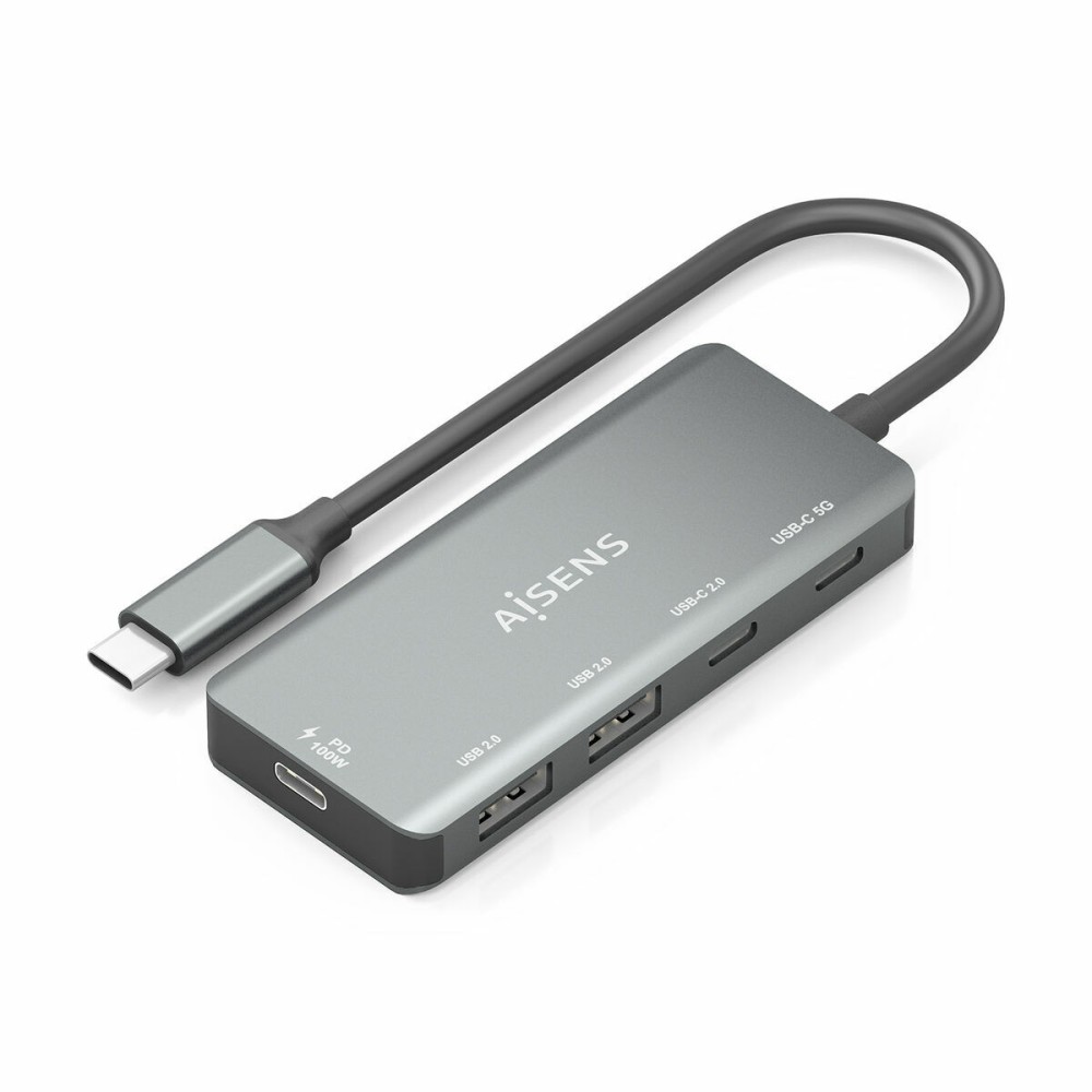 USB Hub Aisens A109-0946 Γκρι