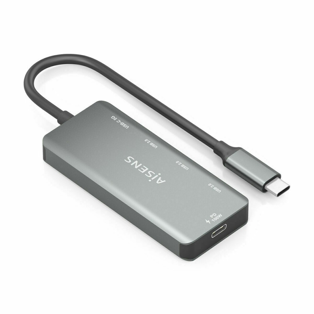 USB Hub Aisens A109-0945 Γκρι
