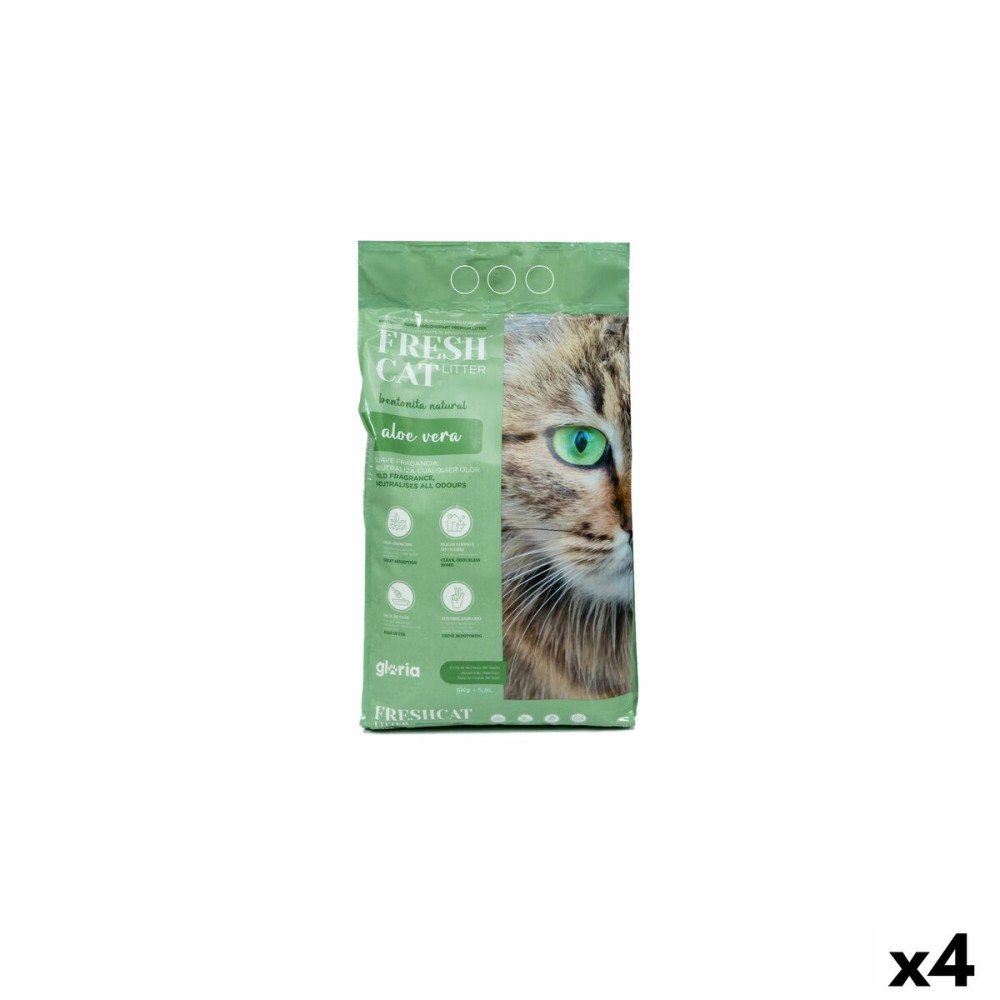 Αμμος για Γάτες Gloria Premium Αλόη Βέρα 5 kg 4 Μονάδες