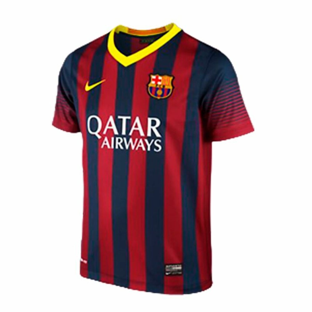 Ανδρικά Κοντομάνικα Πουκάμισα Ποδοσφαίρου Qatar Nike FC. Barcelona 2014