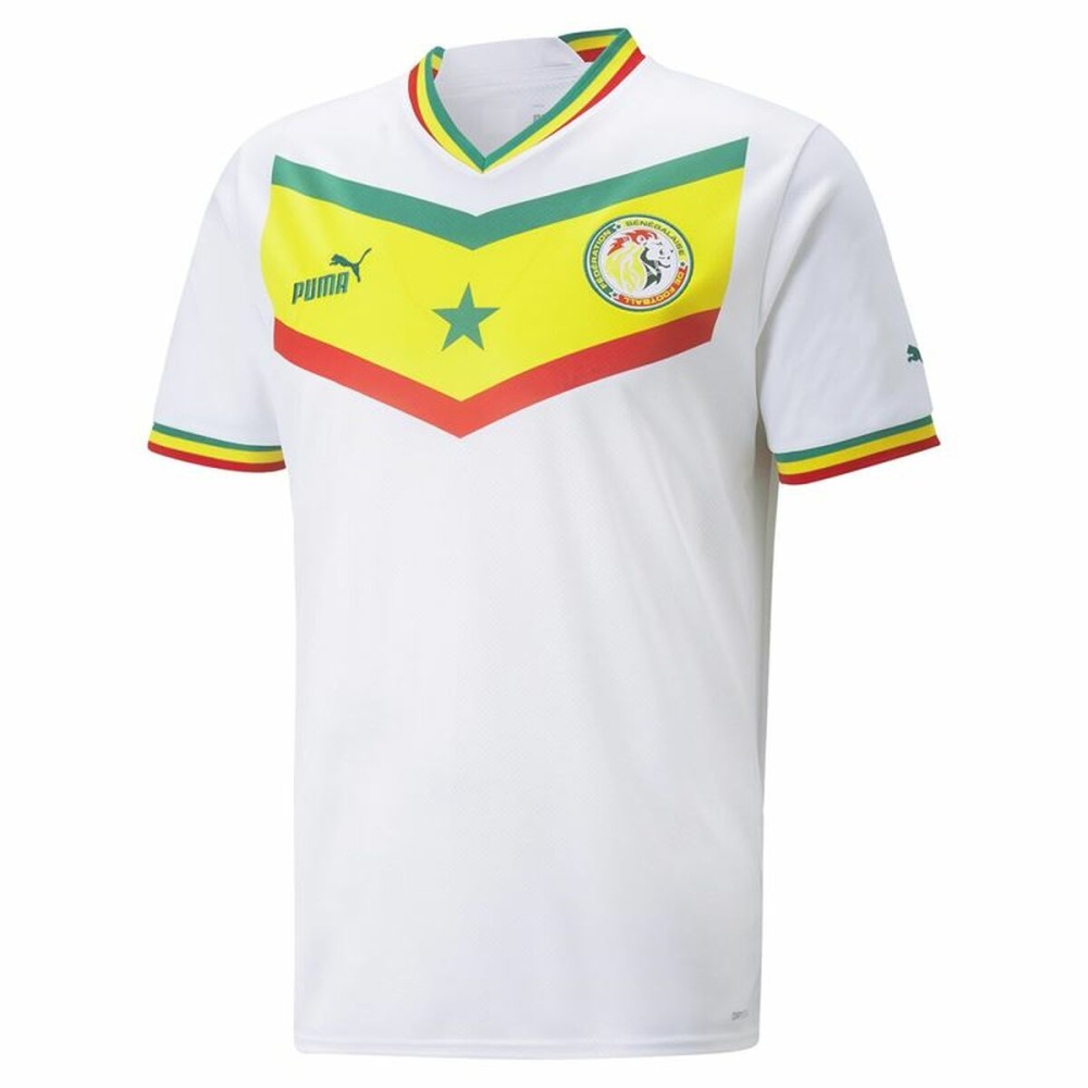 Ανδρικά Κοντομάνικα Πουκάμισα Ποδοσφαίρου Puma Senegal Λευκό