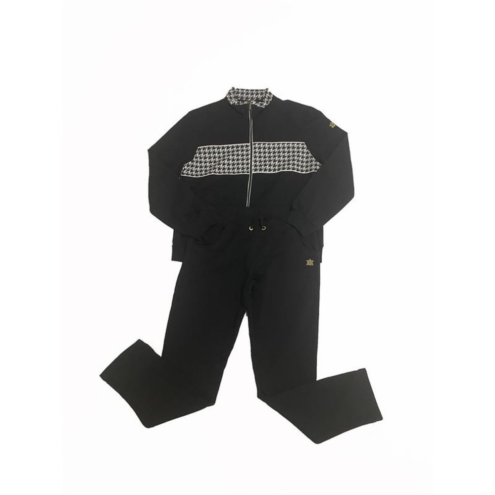 Παιδική Αθλητική Φόρμα Luanvi Μαύρο