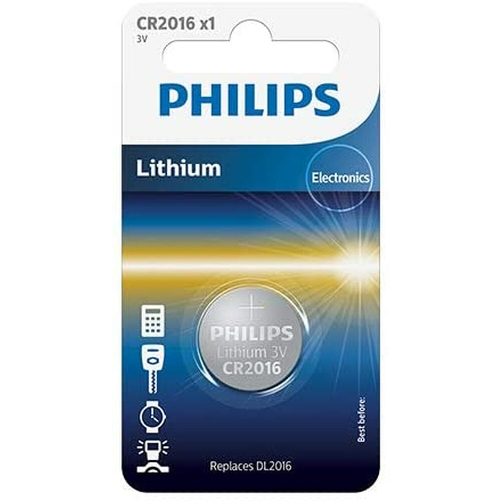 Μπαταρία Κουμπί Λιθίου Philips CR2016/01B 3 V