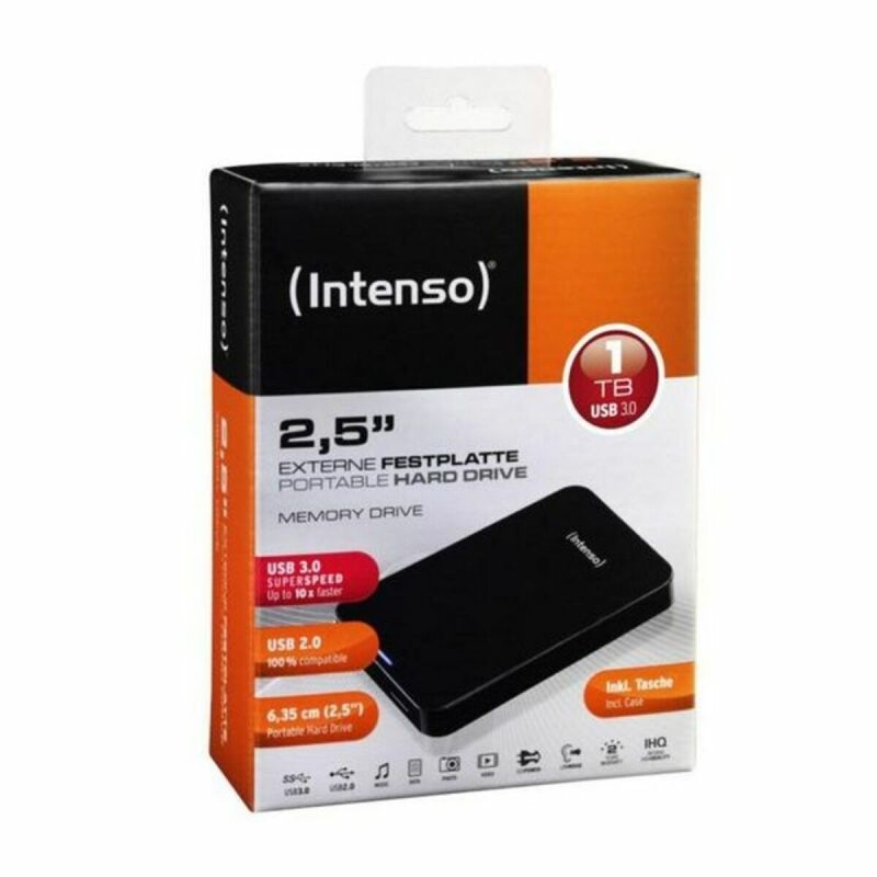 1 TB Εξωτερικός Σκληρός Δίσκος και θήκη 2,5" INTENSO Memory Drive, 1TB USB 3.0 1 TB HDD 1 TB SSD