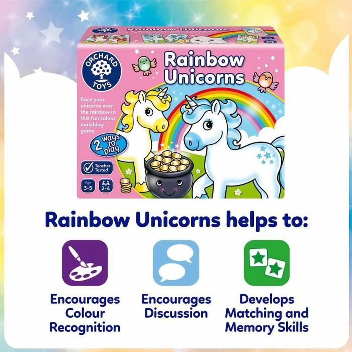 Εκπαιδευτικό παιχνίδι Orchard Rainbow Unicon (FR)