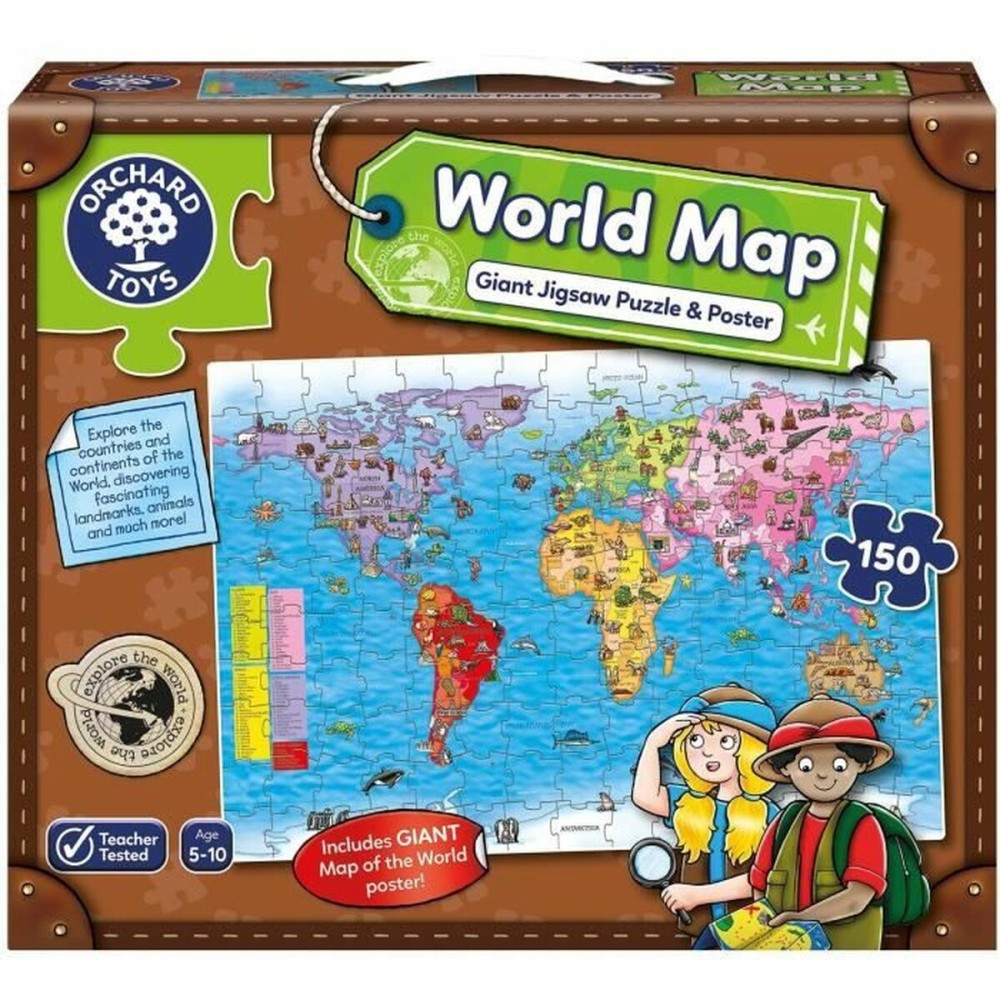 Παζλ Orchard World Map (FR)