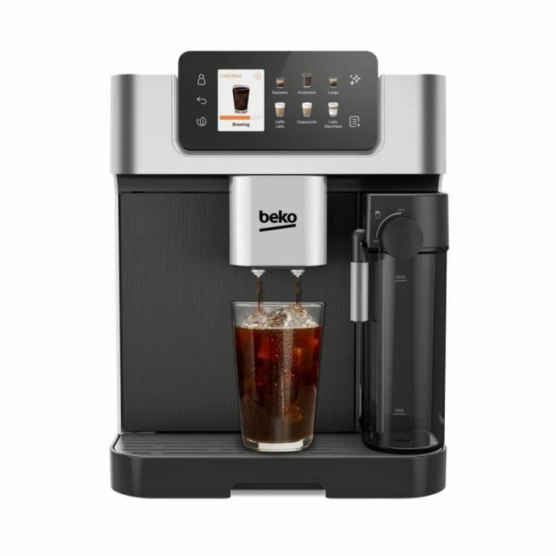 Υπεραυτόματη καφετιέρα BEKO CEG7348X Μαύρο Γκρι Ασημί