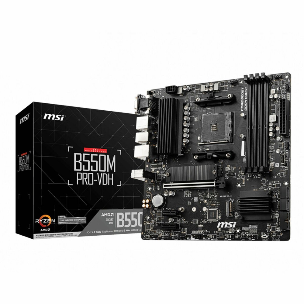 Μητρική Κάρτα MSI B550M PRO-VDH AMD B550 AMD AMD AM4