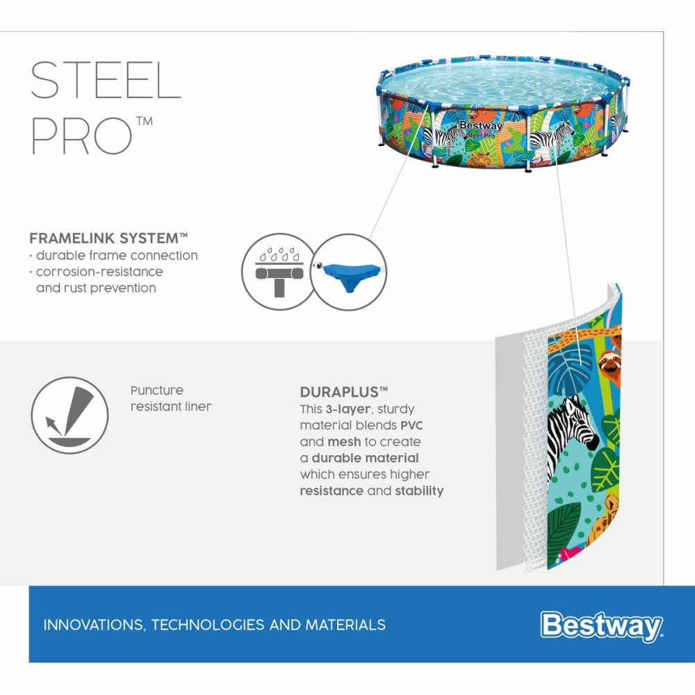 Πισίνα Αποσπώμενο Bestway Steel Pro 305 x 66 cm