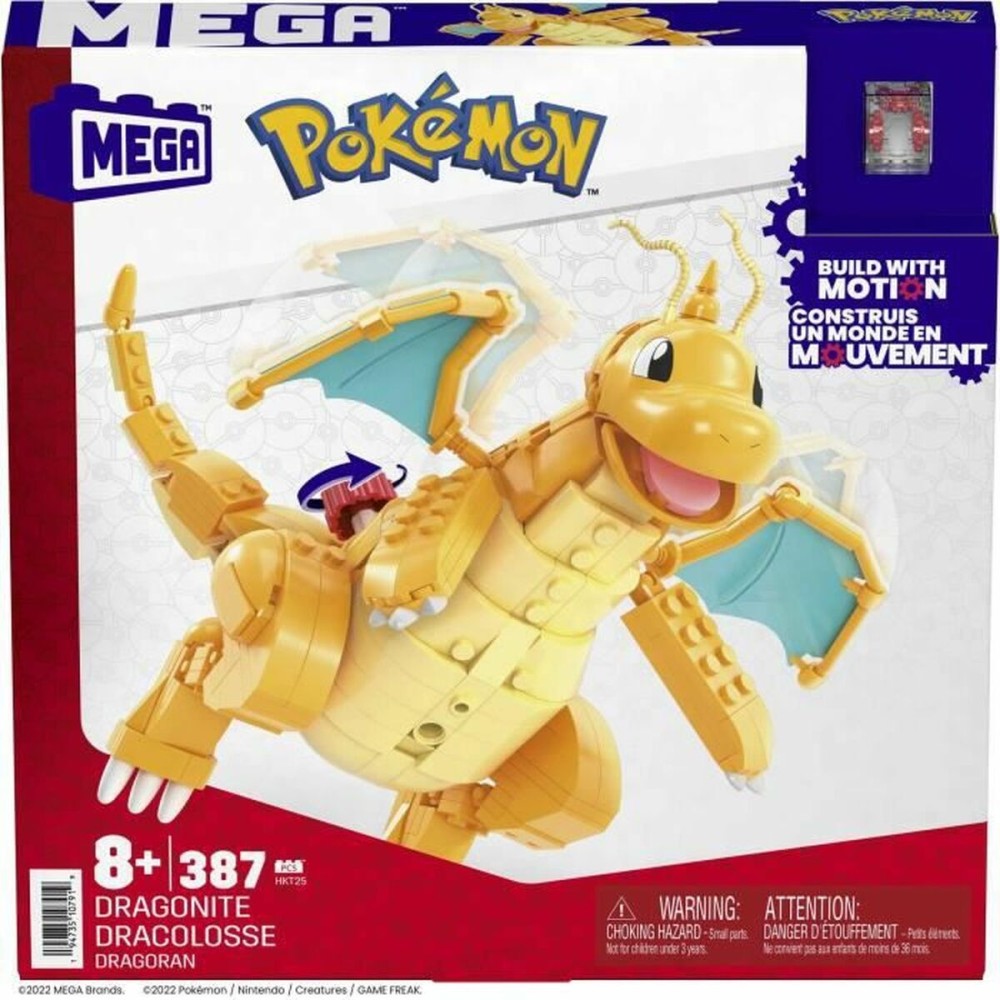 Παιχνίδι Kατασκευή Mega Construx Mega Pokémon Δράκος 387 Τεμάχια