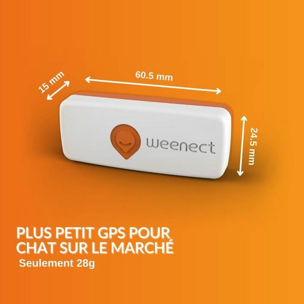 Εντοπιστής Anti Lost Weenect Weenect XS GPS Γάτα Λευκό