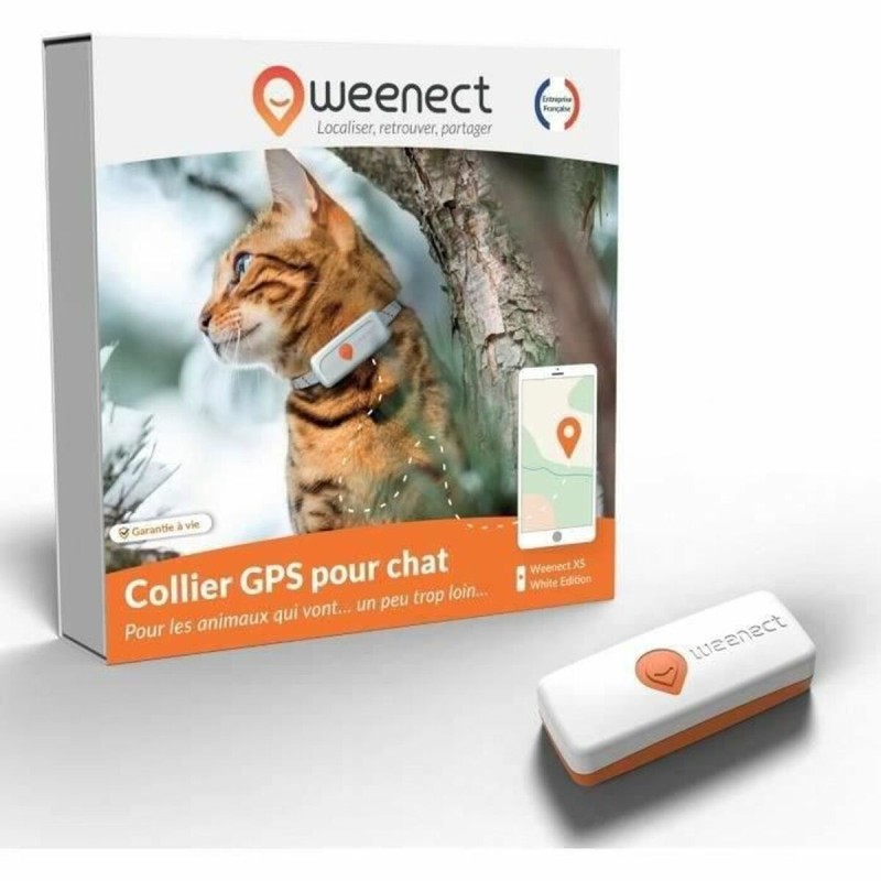 Εντοπιστής Anti Lost Weenect Weenect XS GPS Γάτα Λευκό
