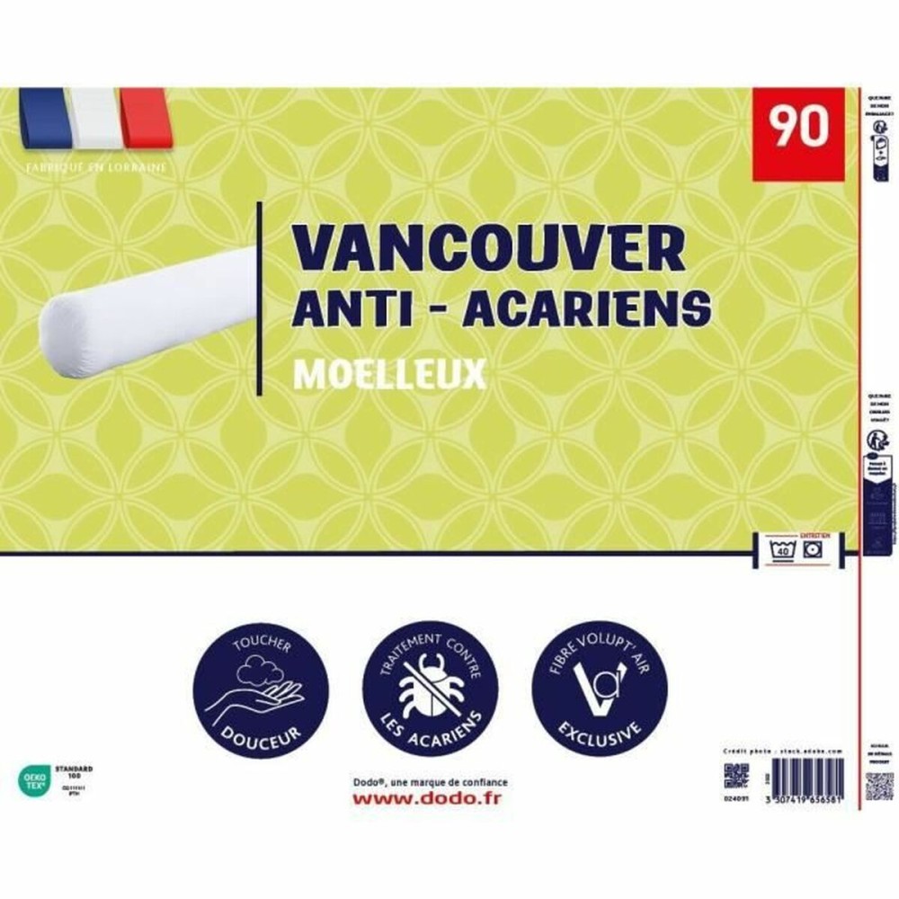 μαξιλάρι DODO Vancouver Λευκό 90 cm Ακάρεα κατά της σκόνης