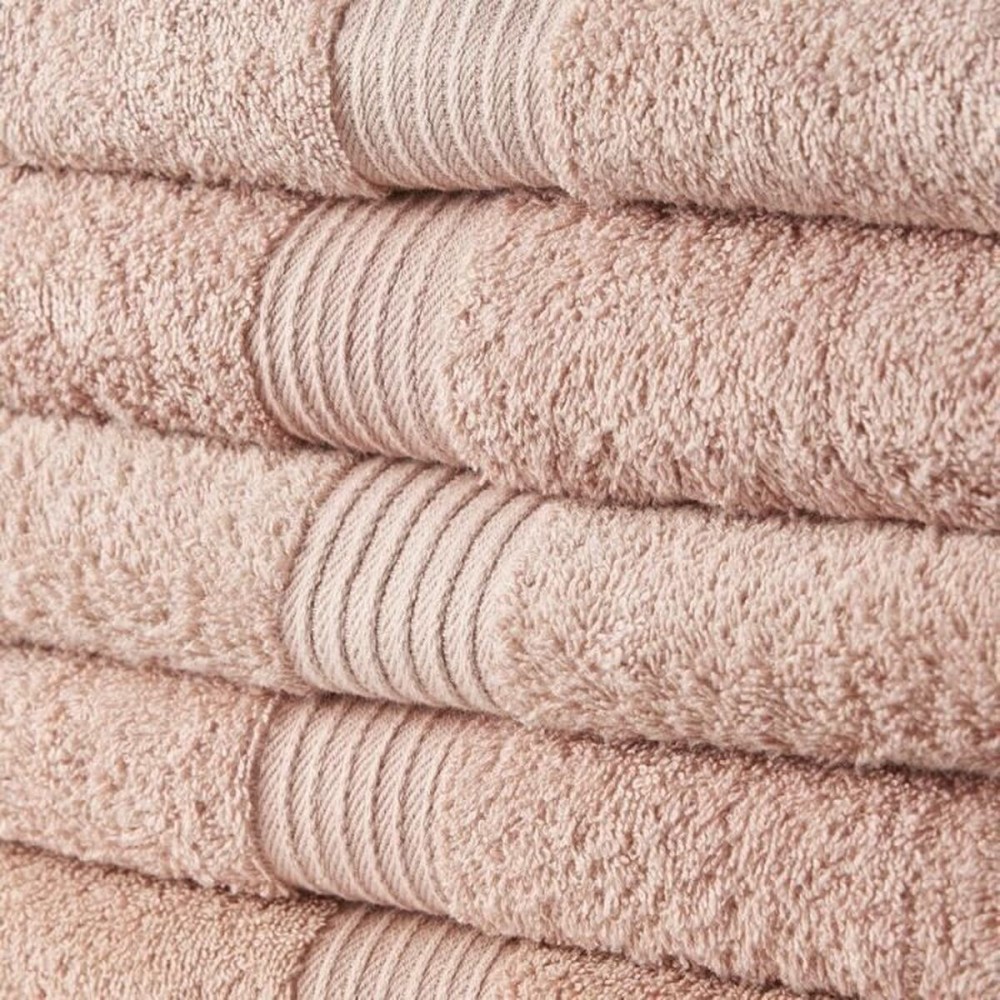 Σετ πετσέτες TODAY 100% βαμβάκι 70 x 130 cm Ροζ (5 Μονάδες)