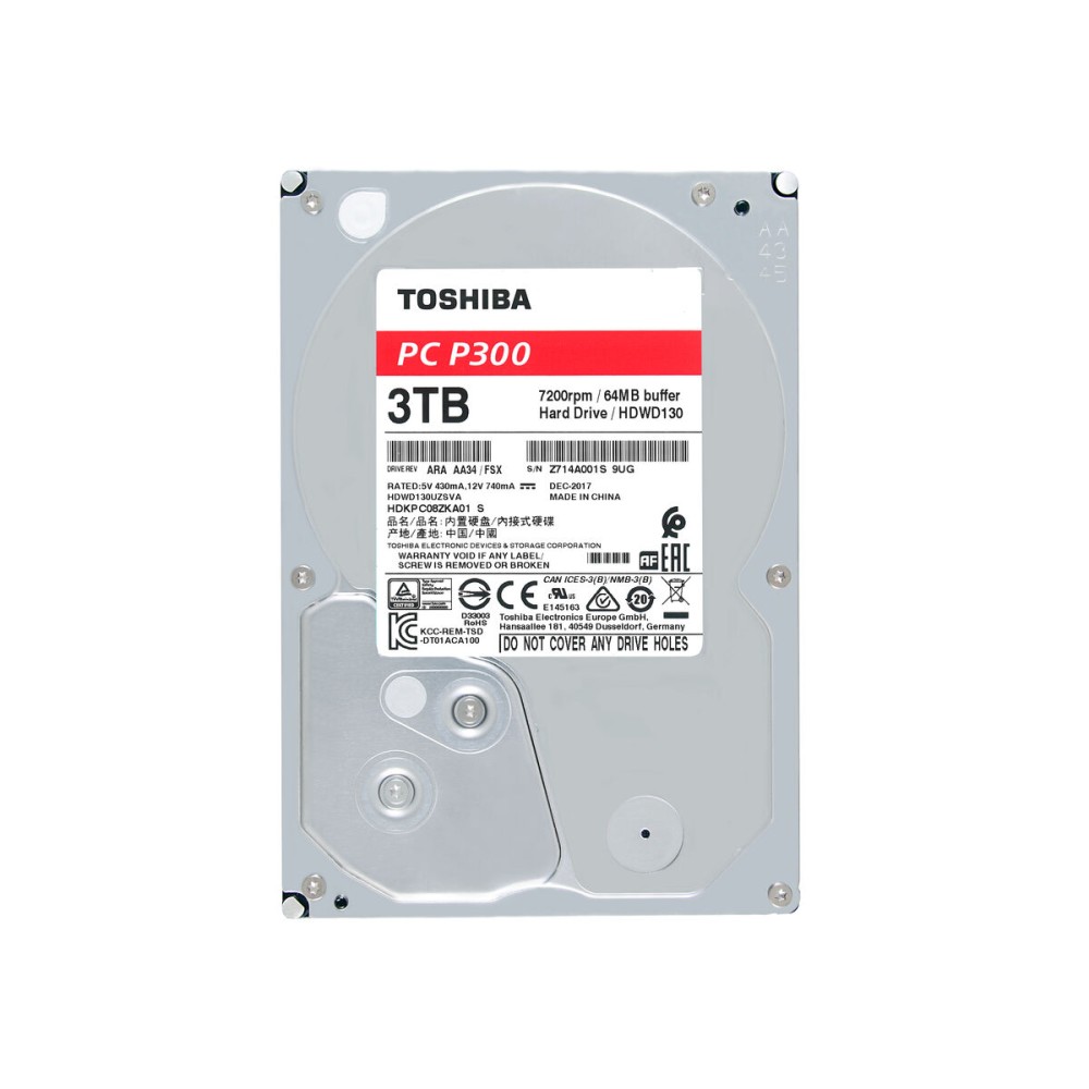 Σκληρός δίσκος Toshiba 3,5" 256 GB SSD 2 TB HDD