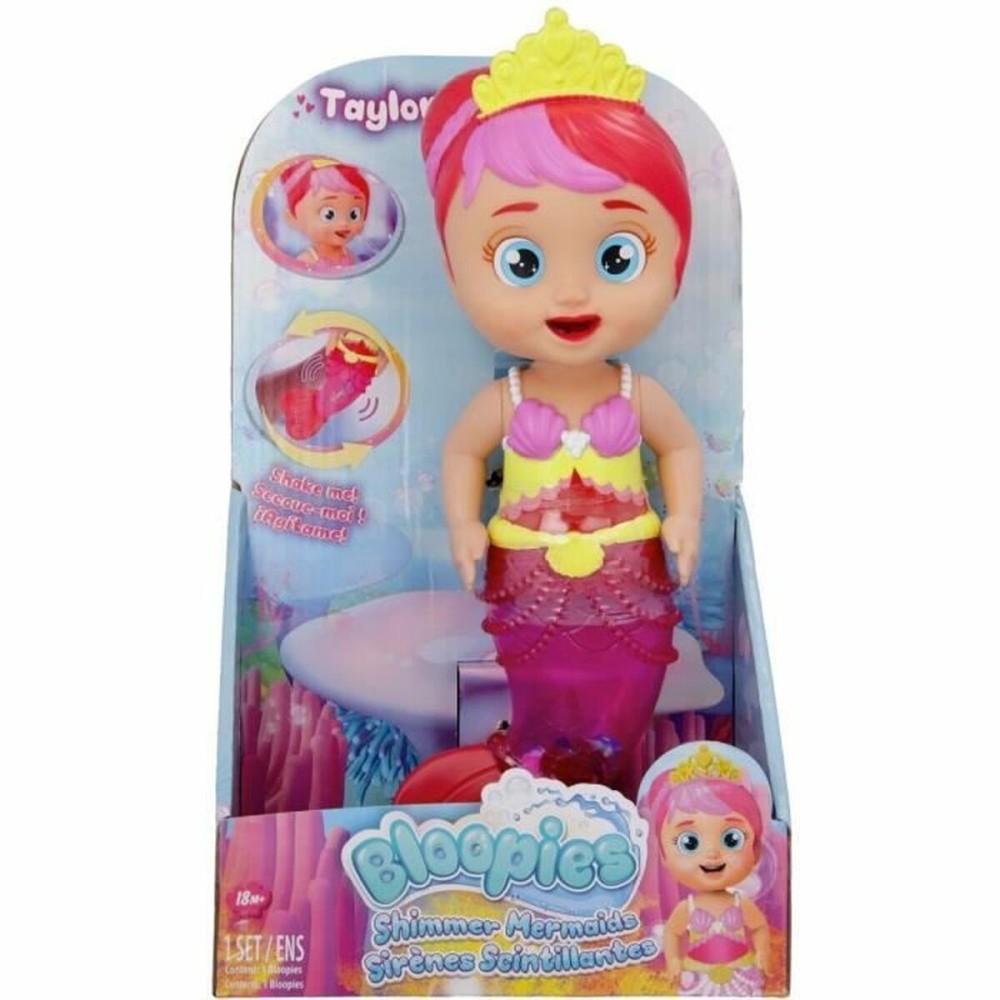 Κούκλα Mωρó IMC Toys Bloopies Shimmer Mermaids Taylor