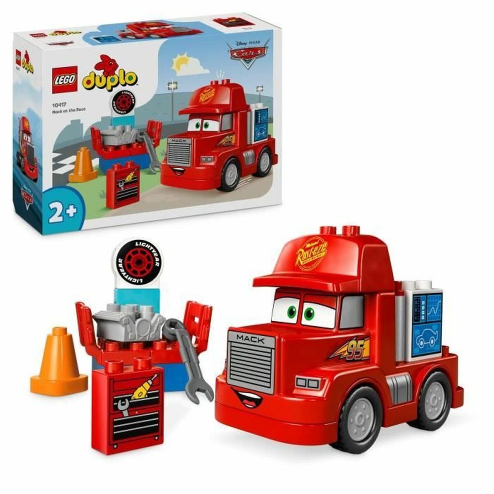 Παιχνίδι Kατασκευή Lego DUPLO 10417 Disney and Pixar Cars Mack Race Πολύχρωμο
