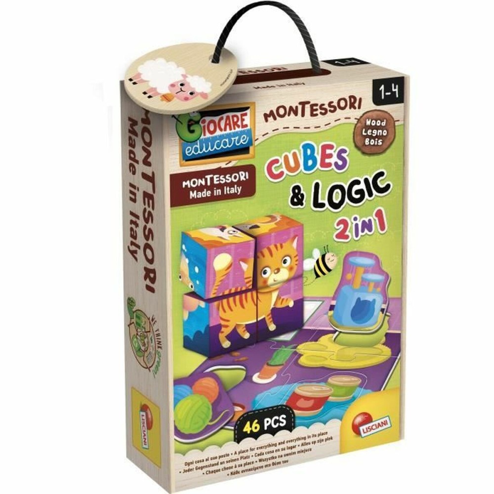 Εκπαιδευτικό παιχνίδι Lisciani Giochi Cubes & Logic 2 in1 (FR)