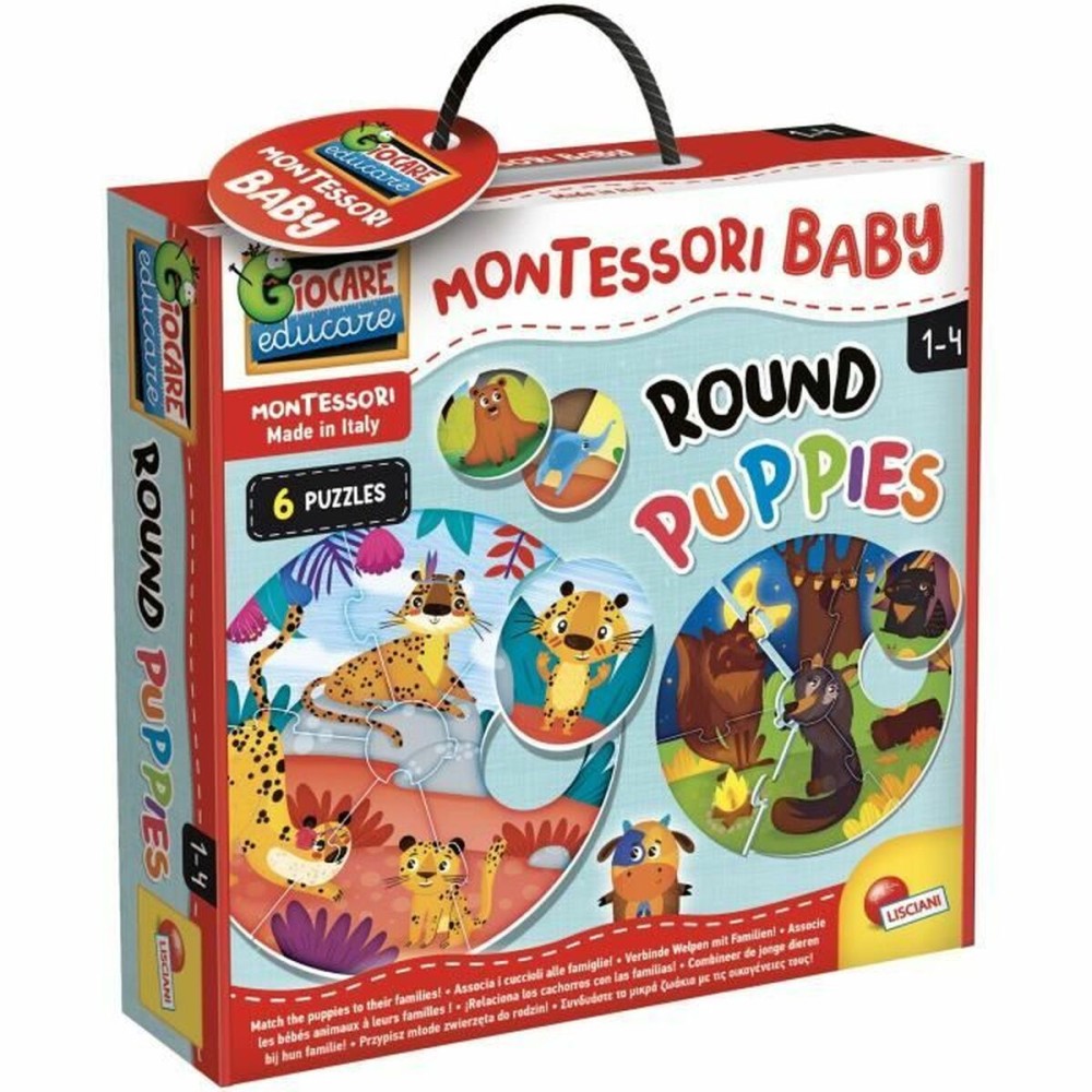Εκπαιδευτικό παιχνίδι Lisciani Giochi Montessori Baby Round Puppies (FR)