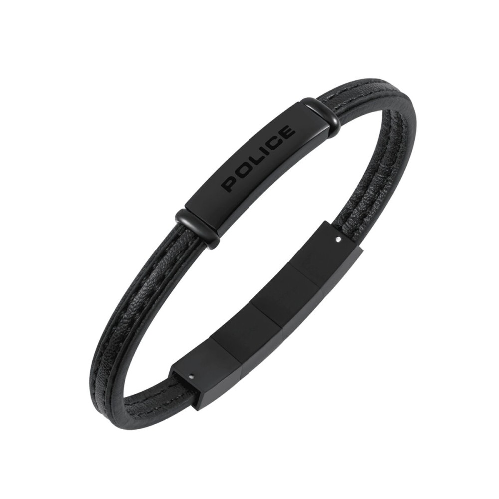 Ανδρικά Βραχιόλια Police PEAGB0079203 Μαύρο