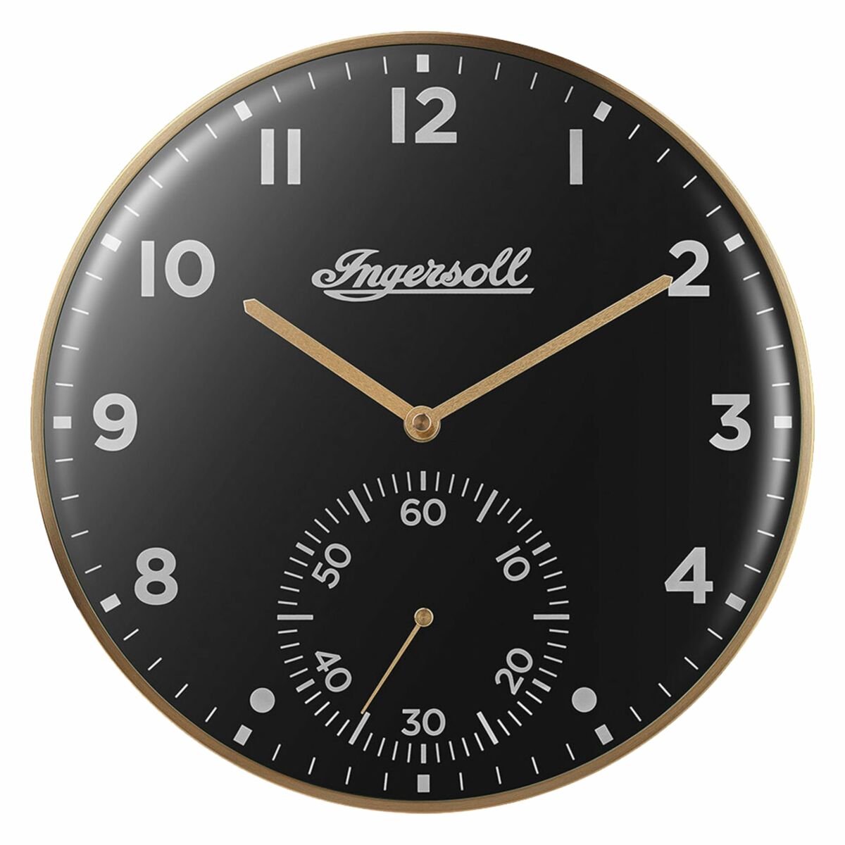 Ρολόι Τοίχου Ingersoll 1892 IC003GB Χρυσό Μαύρο