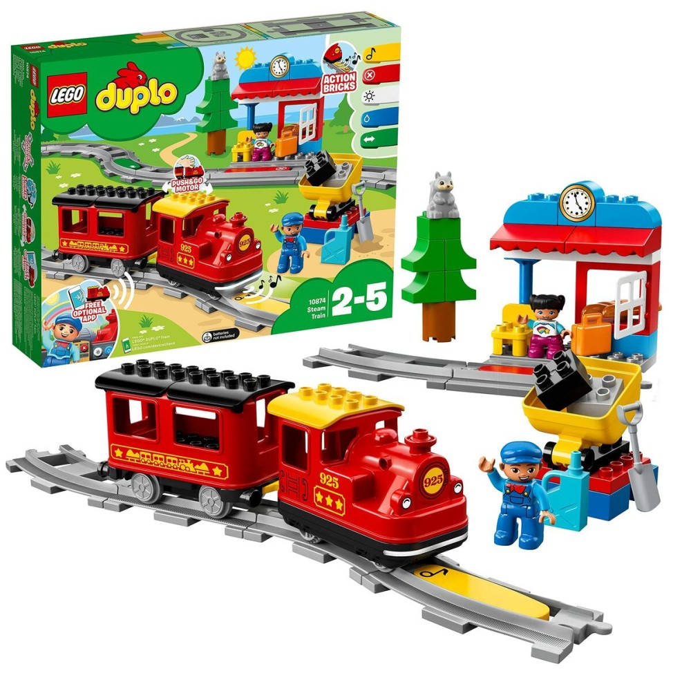 Playset Lego 10874C Πολύχρωμο Τρένο (x1)