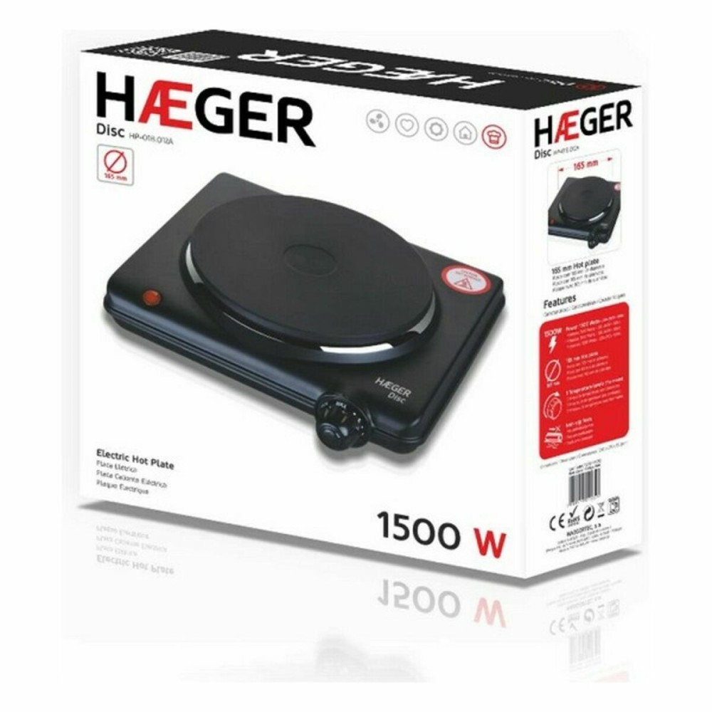 Ηλεκτρική Εστία Haeger HP-01B.012A 1500 W